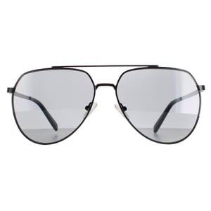 Calvin Klein Aviator Mens Shiny Schwarz Solid Smoke CK20124S