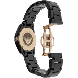 Emporio Armani Damenuhr Quartz Schwarz