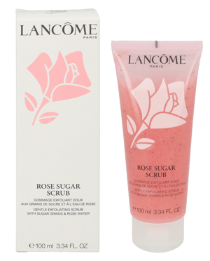 Lancome Rose Sugar Gentle Exfoliating Scrub.