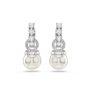 Swarovski 'Matrix Pearl' Damen-Ohrgehänge aus Metalllegierung - Silber 5691716