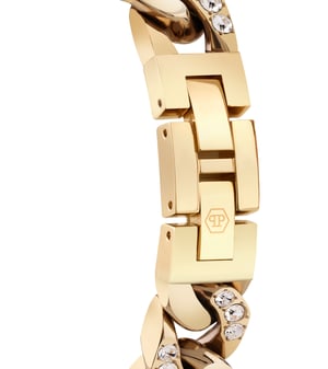 Philipp Plein The Hexagon Groumette Gold Damen Armbanduhr PWWBA0523