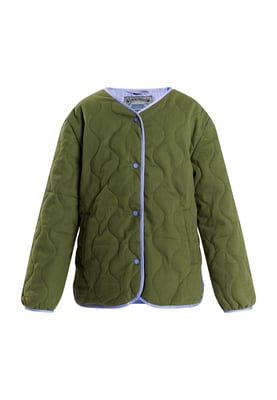 Dreimaster Steppjacke Mädchen Olive