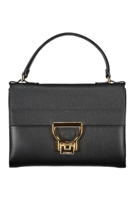 Coccinelle Damen schwarze Leder-Handtasche