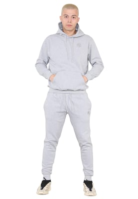 MYT Herren-Trainingsanzug mit Kapuze und Pullover in Grau