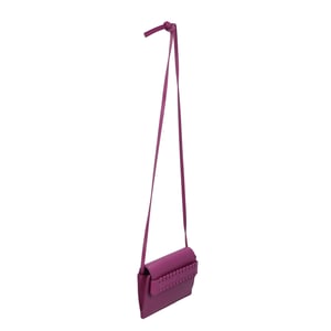 Chloé Schultertasche mit geflochtenen Details Lila