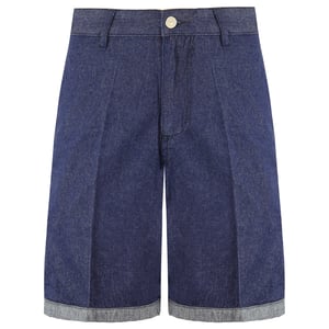 Armani Exchange Mens Navy Denim Shorts