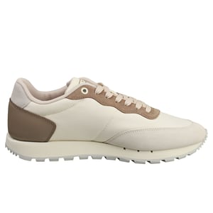 Tommy Jeans Turnschuhe für ihn. Die Turnschuhe sind aus hochwertigem Leder und Textil gefertigt. Der Schuh hat eine EVA-Einlegesohle, die für eine angenehme Dämpfung sorgt.  Marke: Tommy JeansModellname: Leather RunnerKategorie: Herren SneakerMaterialien: Leder und TextilFarbe: beige, grau