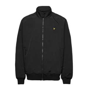 Lyle & Scott Outdoorjas Fleece gefütterte Trichterjacke Schwarz