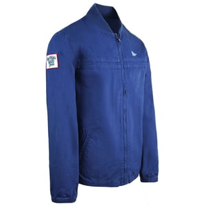 Vans von der Wand Langarm Reißverschluss UP -Halshälfte Blue Herren Jacke V0PIFWC