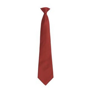 Premier Herren Clip-On-Krawatte, verschiedene Farben (Burgunder)