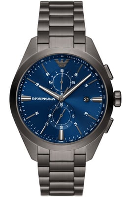Emporio Armani AR11481 Claudio Blaues Zifferblatt Chronograph Herrenuhr