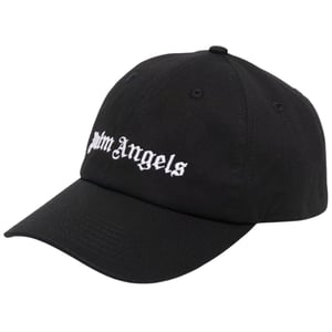 Palm Angels Logo Kappe schwarz
