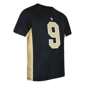 Fanatiker NFL New Orleans Saints 9 Drew Brees Mens T-Shirt