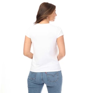 Damen Levis Grafik Authentic T-Shirt in Weiß