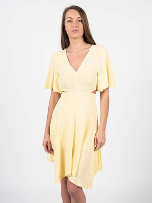 Patrizia Pepe Kleid Frau's Gelb