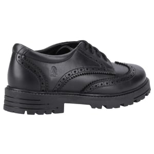 Hush Puppies - Mädchen Schul-Uniform-Schuhe "Maxine", Leder (Schwarz)