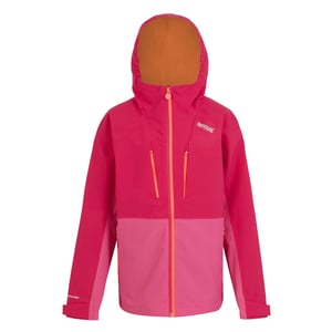 Regatta - "Highton V" Hoodie mit durchgehendem Reißverschluss für Kinder (Pinker Trank/Flamingo-Rosa)