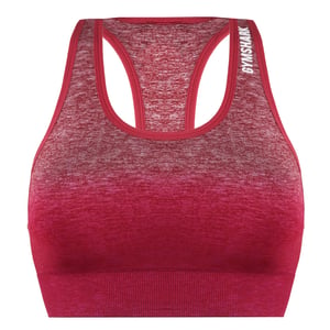 Gymshark nahtloser Frauen Ombre Burgund Sport Bra