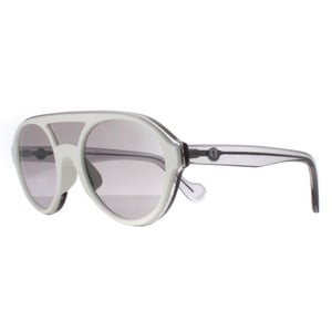 Moncler Runde Unisex Weiß Transparent Grau Grau ML0052