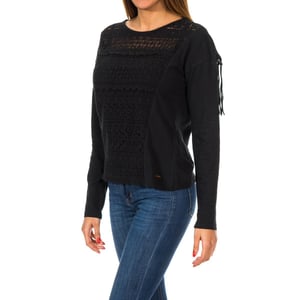 Colorado Fransen-Spitzen-T-Shirt G60002ON Langarmpullover für Damen
