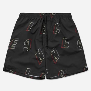 Herren Oberfläche Herren schwarze Schwimmshorts