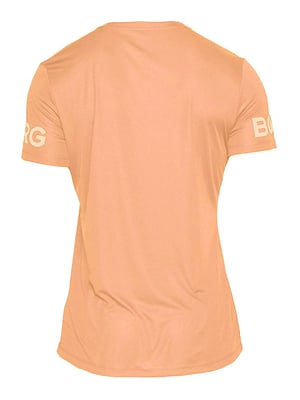 Björn Borg - Mens Light Kurzarm-Trainings-T-Shirt - Orange