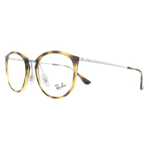 Ray-Ban Brillenrahmen RX7140 2012 Schildpatt und Gunmetal Männer Frauen