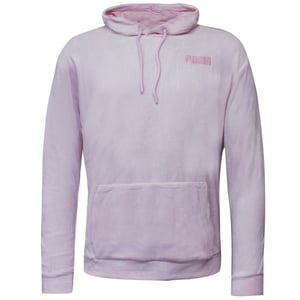 Puma VeloR Hoodie besticktes Logo rosa Pullover - Frauen