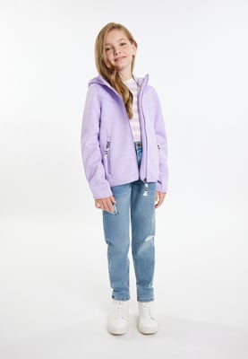 Schmuddelwedda Strickfleeceblouson für Mädchen Mädchen (Kids) Helllavendel-Melange
