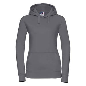 Russell - "Authentic" Kapuzenpullover für Damen (Grau)