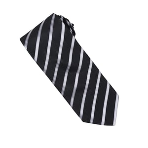 Premier - Krawatte - Sport (Schwarz/Silber)