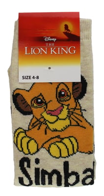 Damen Disney Simba Socken | Neuheit König der Löwen Socken | Disney Geschenke für Sie - Simba