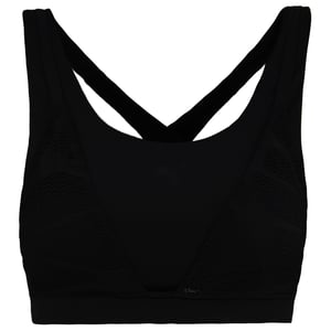 Puma Studio Lace Riemchen BH BH Impact Black Womens Training Crop Top 656685 01