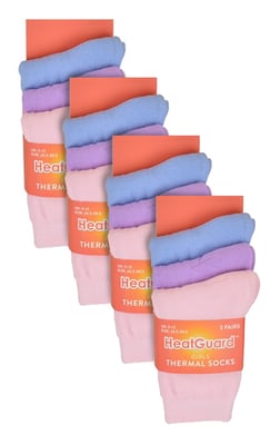 Socken Snob - 12 Paar Multipack Kinder Thermosocken - Pastell