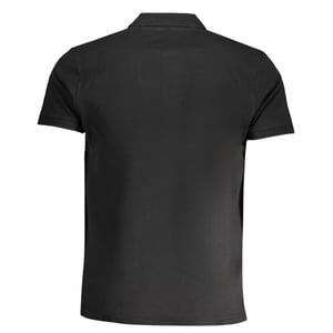 Cavalli Class Bold Logo Schwarzes Poloshirt