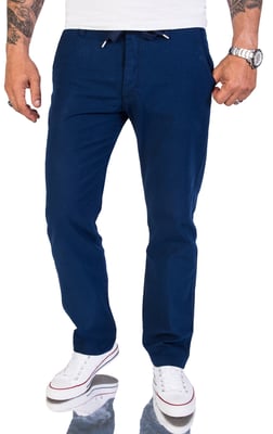 Rock Creek Stoffhose Navy