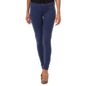 Elastische Hose im Stil einer Leggings mit Gürtelschlaufen 10DBF0752 Frau