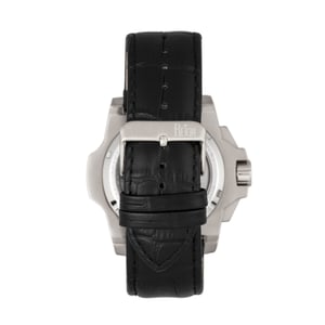 Reign Commodus Automatik-Skelett-Lederarmbanduhr