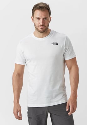 The North Face Mens SS einfache Kuppel T Shirt weiß