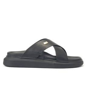 Sandalen „Leanna“ aus Nappaleder in Schwarz