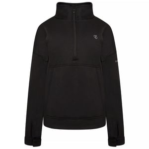 Dare 2B Womens/Ladies Laura Whitmore Recoup II Half Zip Sweatshirt (Schwarz)