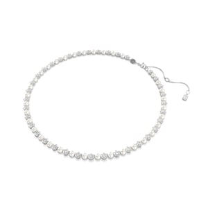 Swarovski 'Matrix Pearl' Damenhalskette aus Basismetall - Silber 5689623
