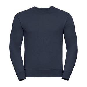 Russell - Sweatshirt für Herren angesetzte Ärmel (Dunkelblau)