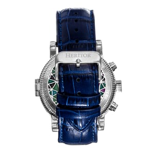 Heritor Automatic Legacy Lederbanduhr mit Tag/Datum