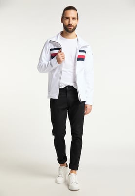 Dreimaster Funktionsjacke Herren weiss nachtblau