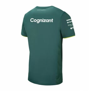 Aston Martin Cognizant F1 Offizielles Herrengrün T-Shirt