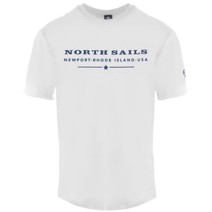 North Sails Newport Rhode Island Weißes T-Shirt