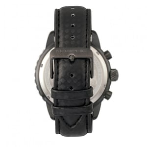 Morphic M51 Serie Chronograph Lederarmbanduhr mit Datum