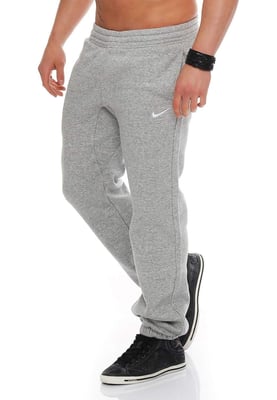 NIKE Herren Club Swoosh Cuff Jogginghose in Grau