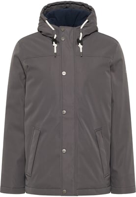 ICEBOUND Wattierte Winterjacke Herren Steingrau
